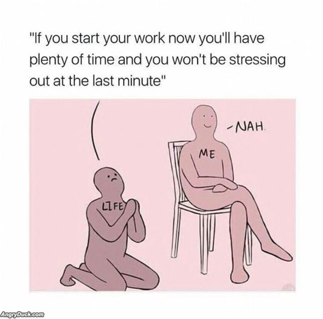Start Your Work Now
