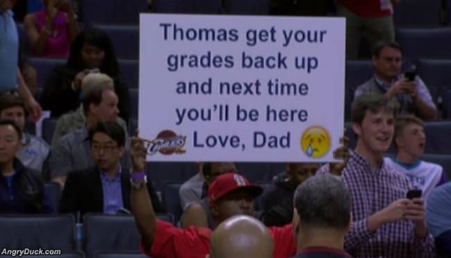 Thomas Needs To Study Harder