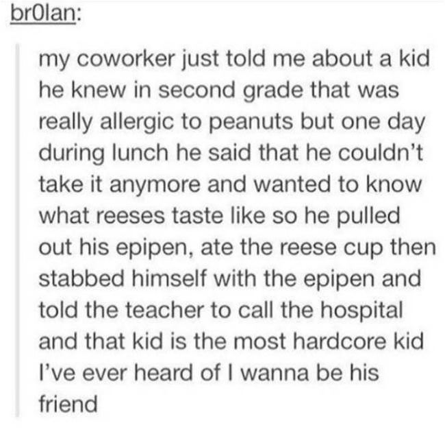 He Just Needed To Know