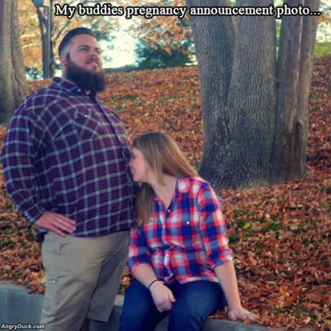 Pregnancy Announcement Photo