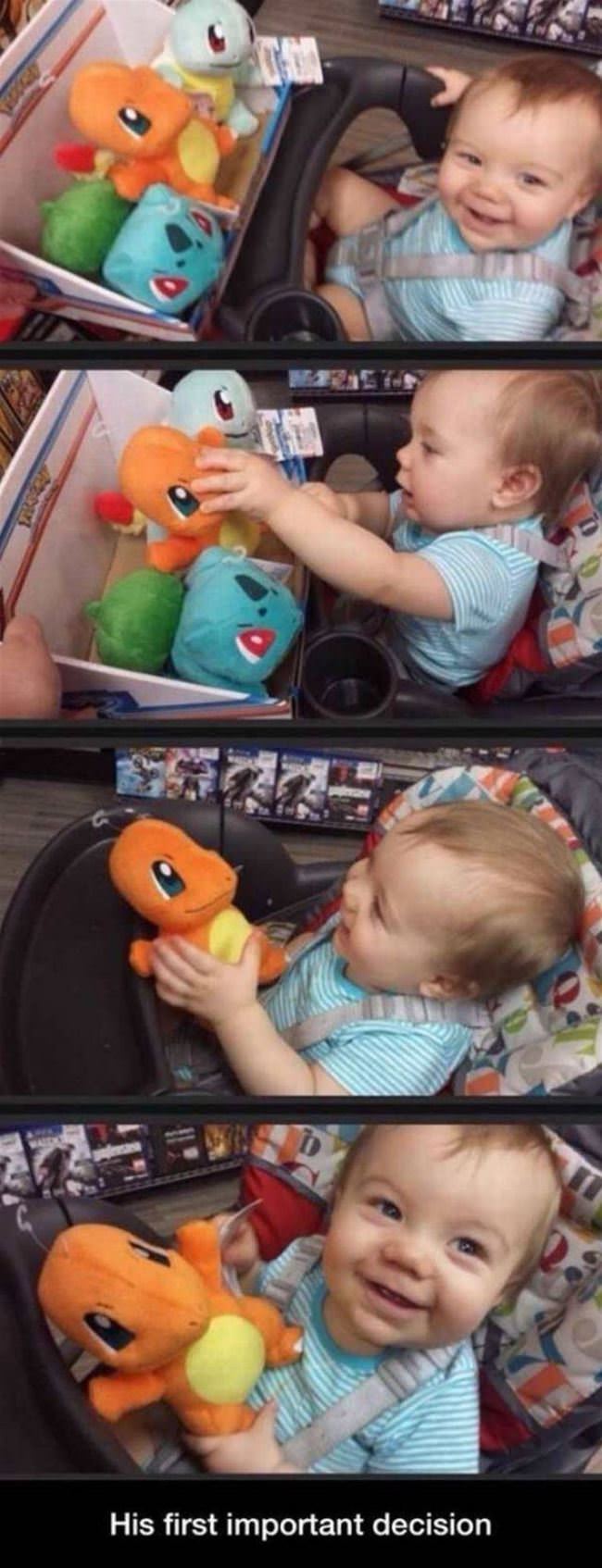 His First Important Decision
