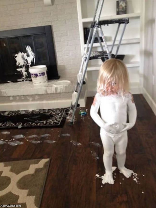 Doing Some Painting