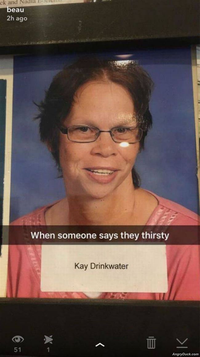 When Someone Is Thirsty