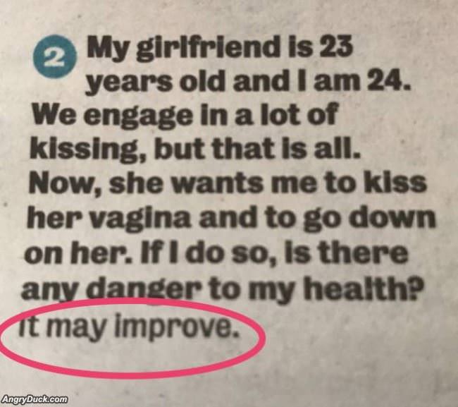 Any Danger To My Health