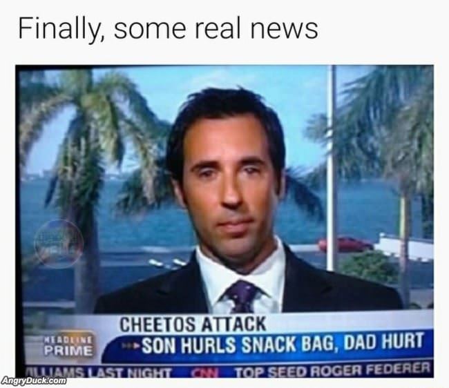 Finally Some Real News
