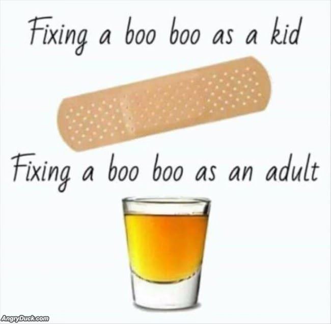 Fixing A Boo Boo