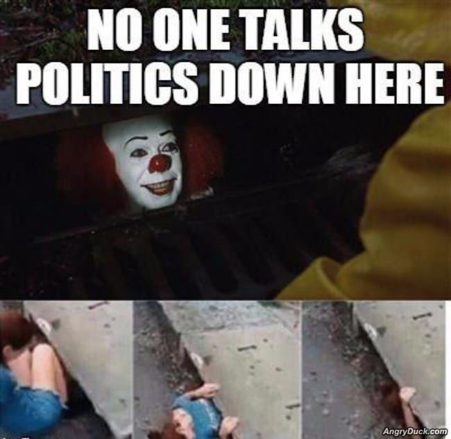 Nobody Talks Politics Down Here