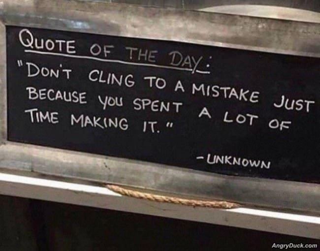 Quote Of The Day