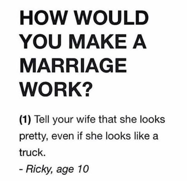 Would You Like A Good Marriage