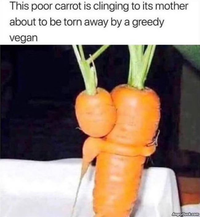 This Poor Baby Carrot