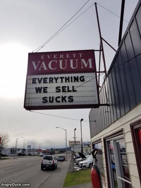 Everything We Sell Sucks
