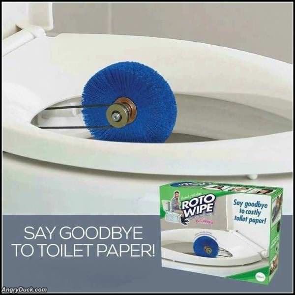 Say Goodbye To Toilet Paper