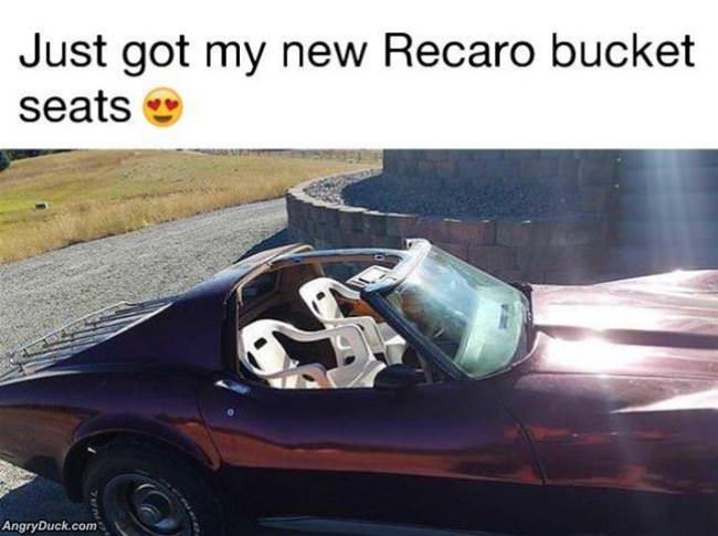 Some New Bucket Seats