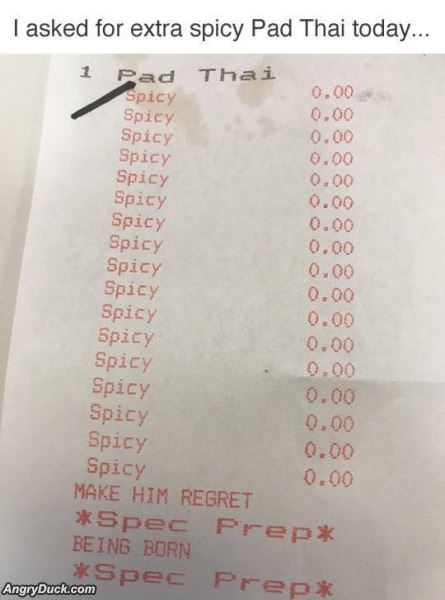 Very Extra Spicy