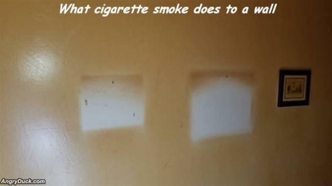 What Smoke Does To The Wall