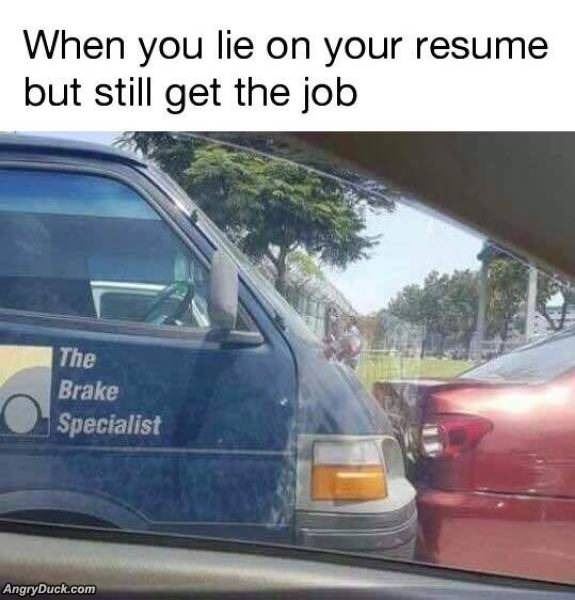 When You Lie On Your Resume