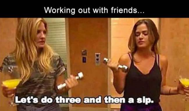 Working Out With Friends