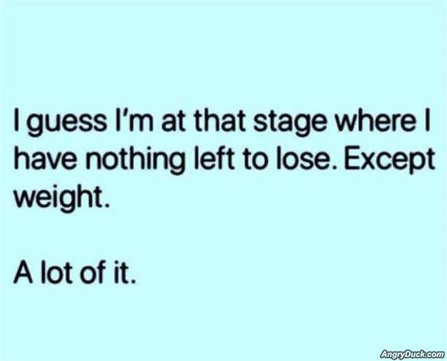 I Am At That Age Now