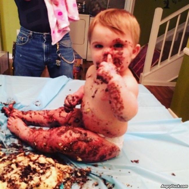 Made A Little Mess Of Himself