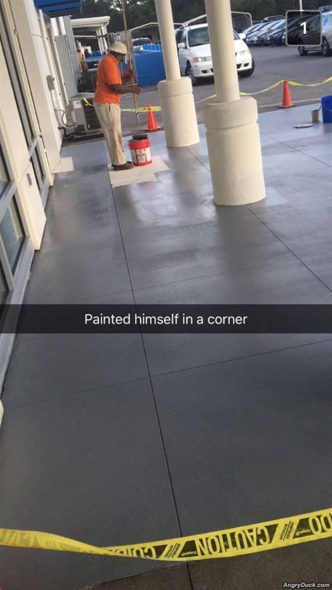 Painted Into A Corner