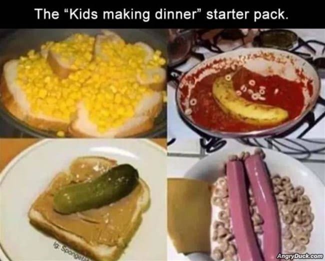 The Kids Are Making Dinner