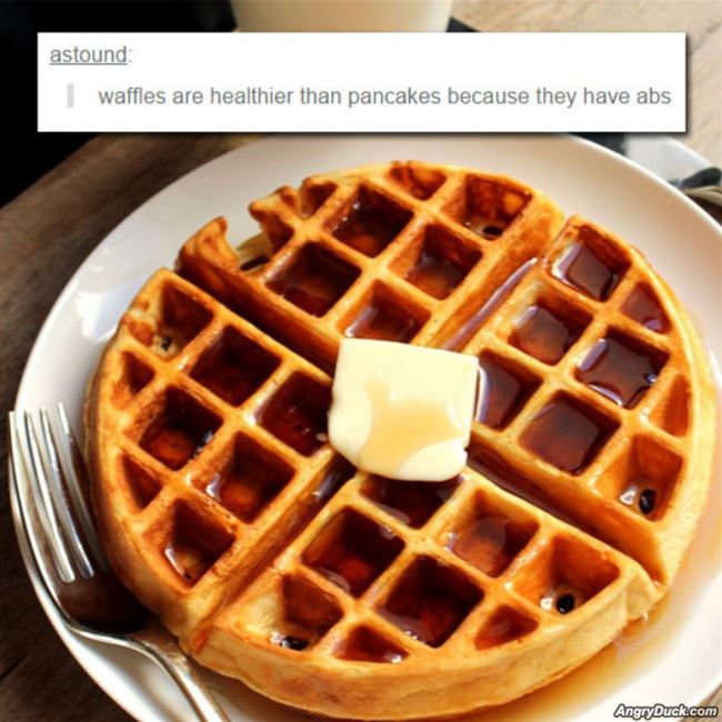 Waffles Are Healthier