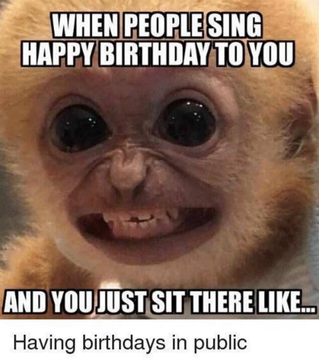When People Sing Happy Birthday To You