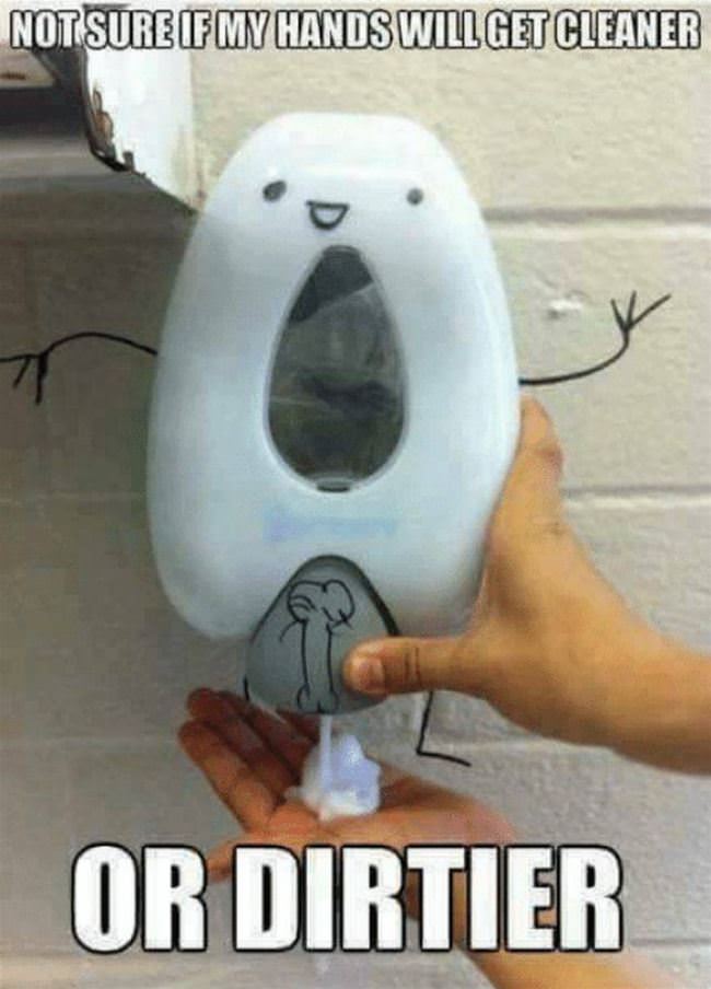 My Hands Will Get Cleaner Or Dirtier