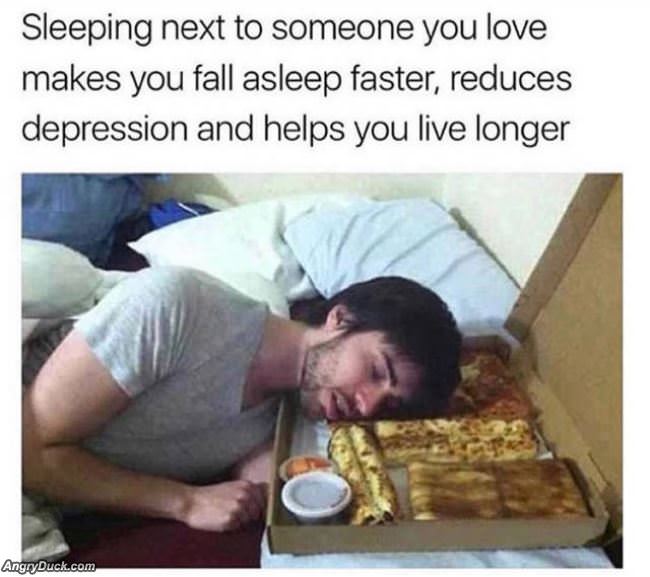 Sleeping Next To Someone You Love