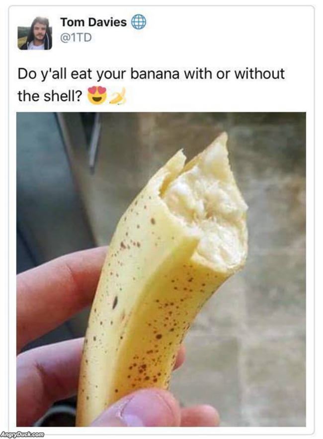 How Do You Eat Bananas
