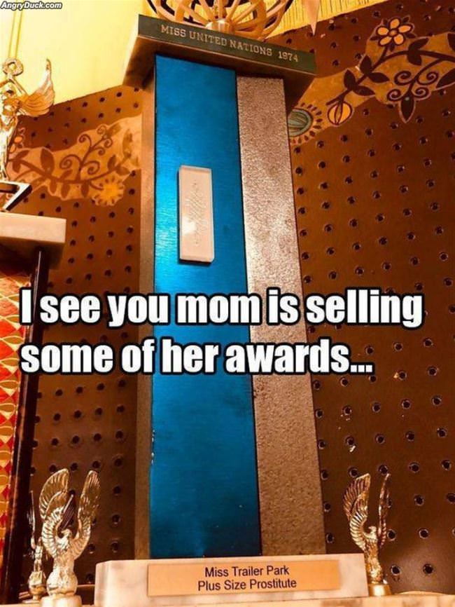 Selling Some Awards