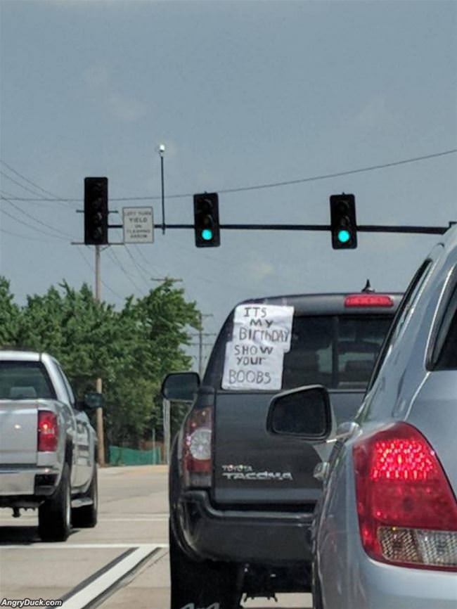 This Guy Wants A Birthday Present