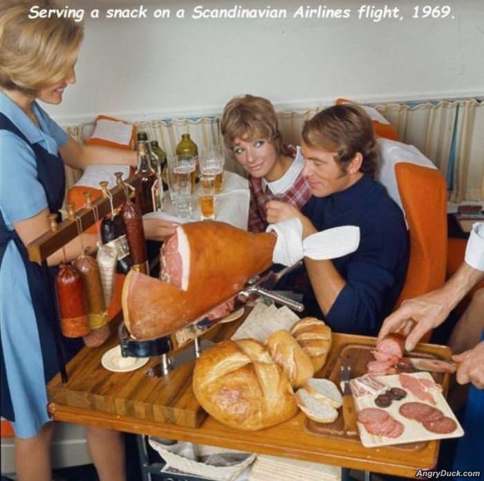 Airline Snack Back In The Day