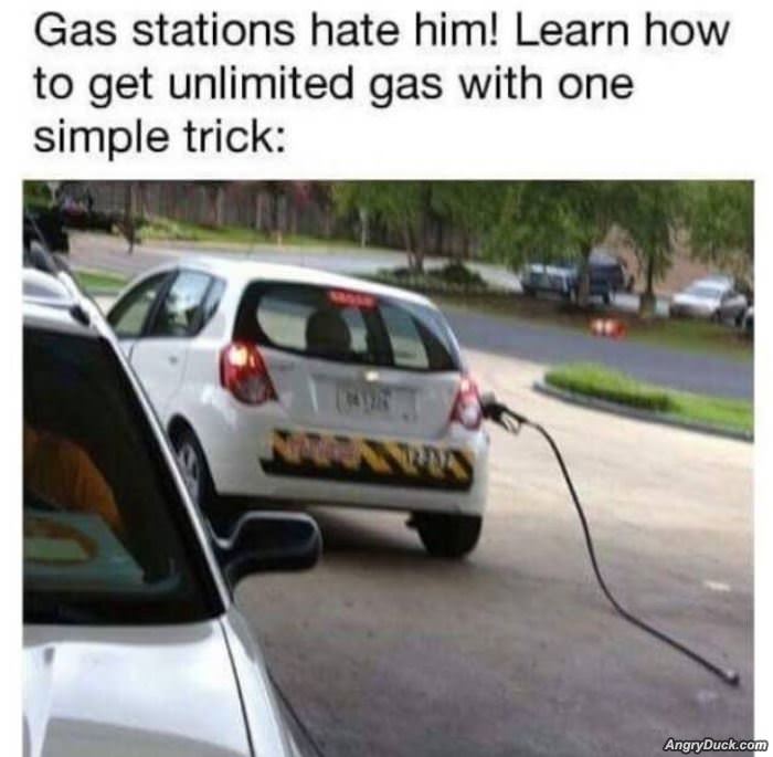 Gas Stations Hate Him