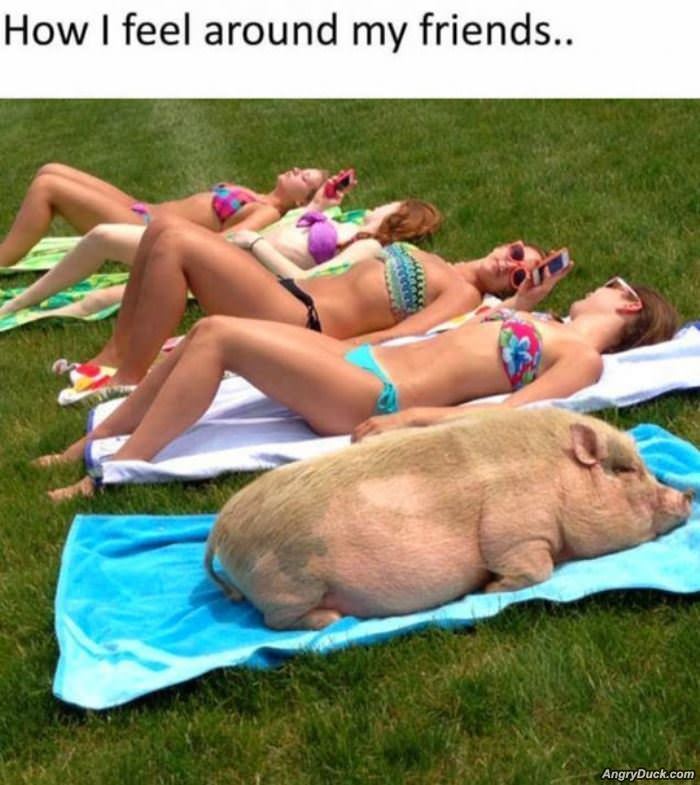 How I Feel Around My Friends
