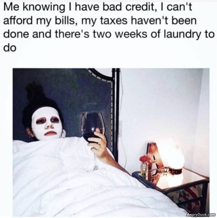 Me Knowing And Not Really Caring