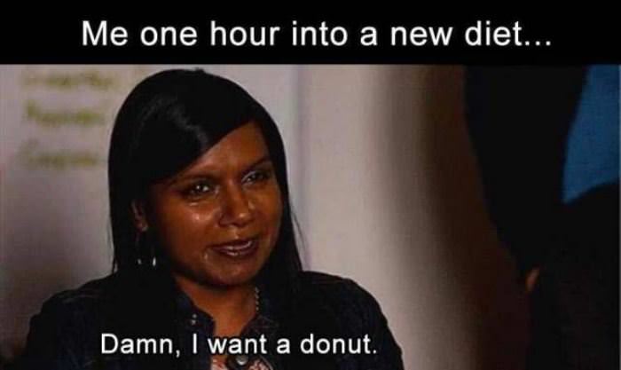 One Hour Into A New Diet