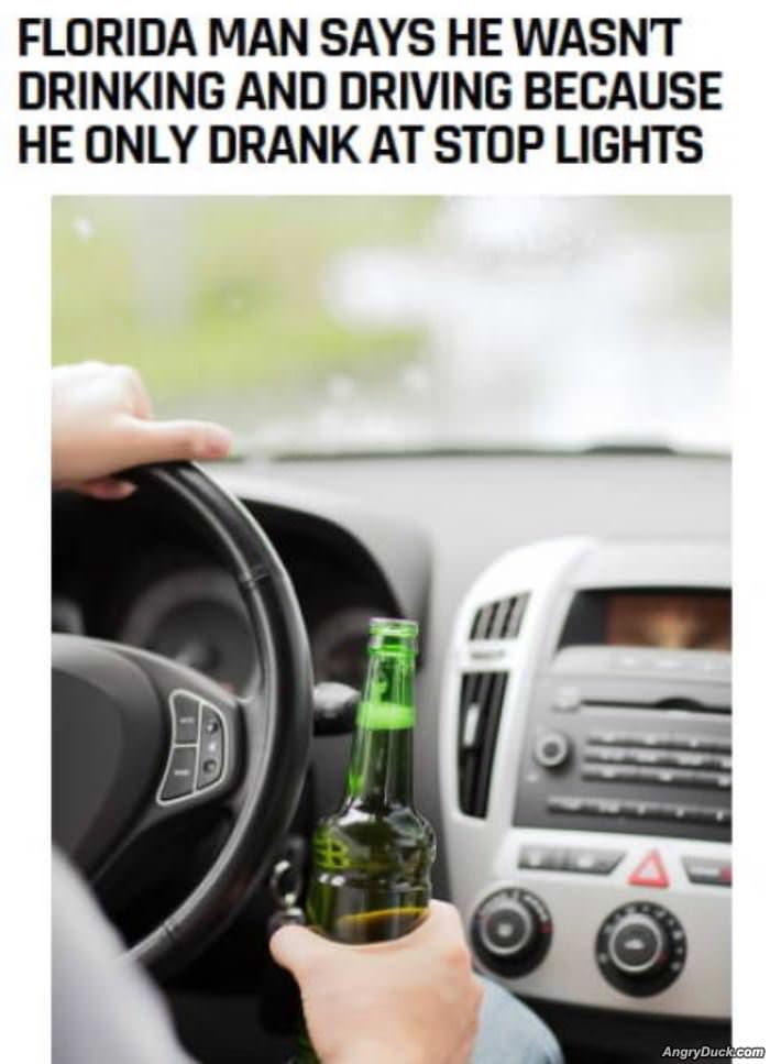 Was Not Drinking And Driving