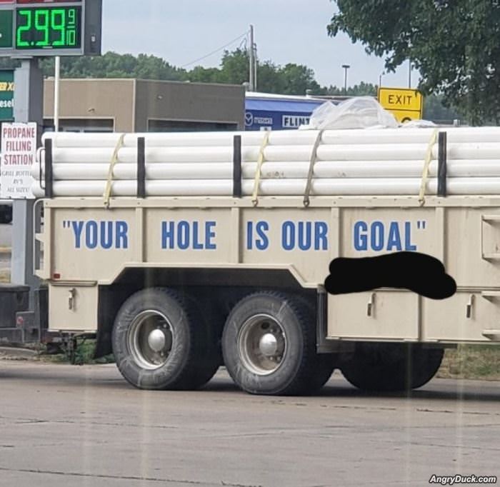 Your Hole Is Our Goal