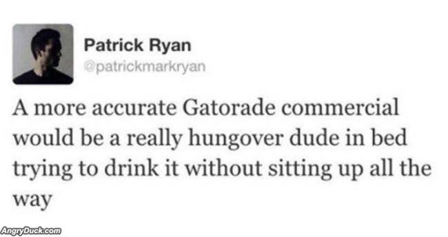 A More Accurate Gatorade Commercial