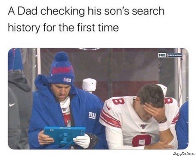 Checking The Search History