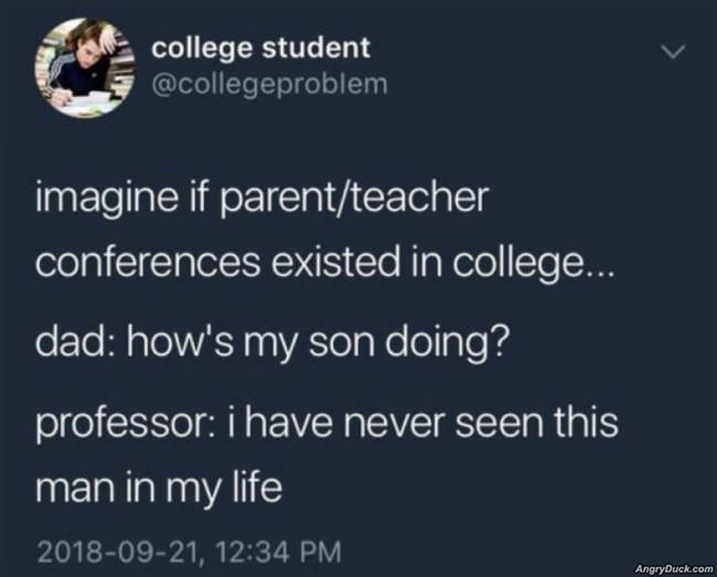 Imagine If They Happened In College