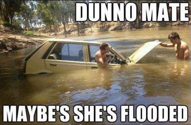 Maybe She Is Flooded