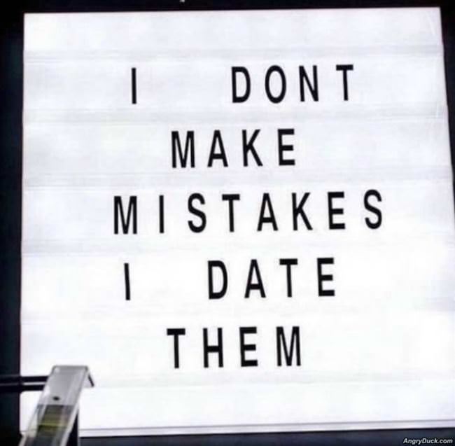 My Mistakes