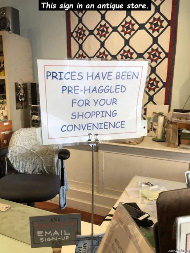 Pre Haggled