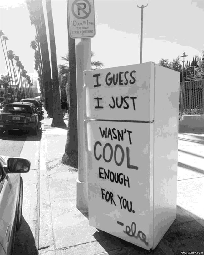 Was Not Cool Enough For You