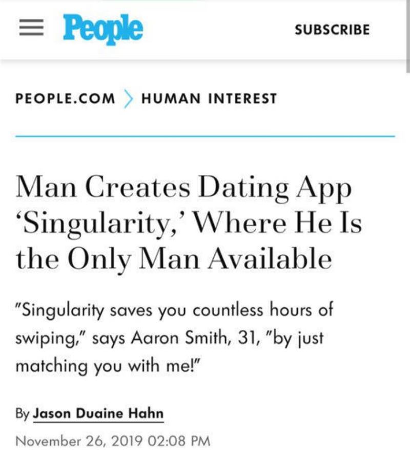 A New Dating App