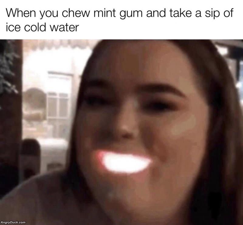 Chewing Mint Gum