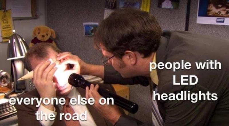 People With Led Headlights
