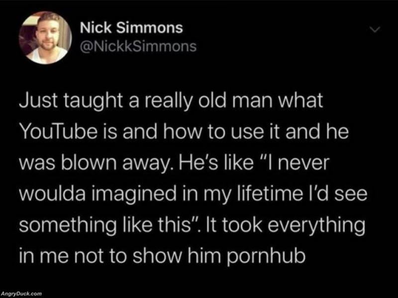 Showed This Guy Youtube